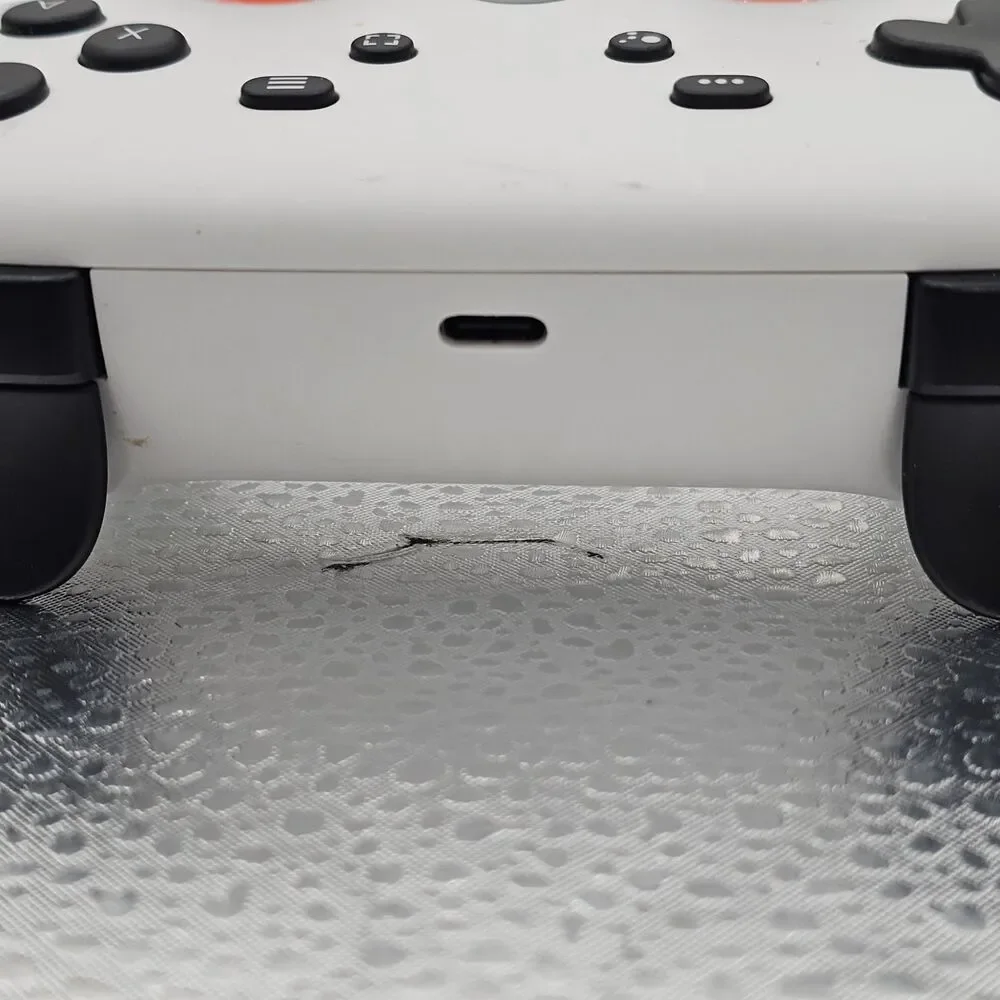 Google Stadia H2B White Bluetooth Premier Edition Controller w/ Type C Cable